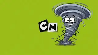 Cartoon Network Gets Sucked Into A Tornado Logo Ident Effects