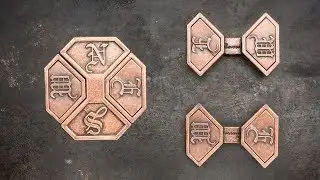 Cast NEWS puzzle by Hanayama. Quick solution.