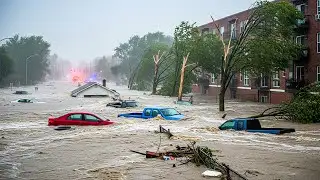 Catastrophic Flooding Hits Iowa & Wisconsin! State Fair Grounds Underwater