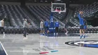 Catching up with Cooper Flagg before the Mavericks, Celtics game