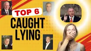 Caught lying on Camera (Clinton, Cheney, Madoff)