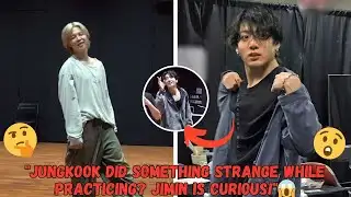 Caught On Camera! Jungkook Does Weird Things In Training, Jimin Gets Curious! 😳👀