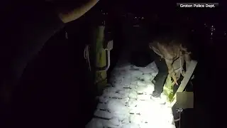 CAUGHT ON CAMERA: Man rescued from icy marina in Connecticut