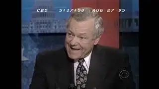 CBS Evening News open - 1995-08-27