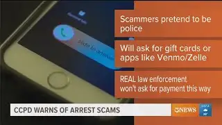 CCPD warns of arrest scams
