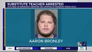 CCSD substitute teacher arrested for bringing weapon to school