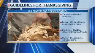 CDC issues guidelines for Thanksgiving