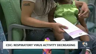 CDC reports respiratory illnesses decreasing