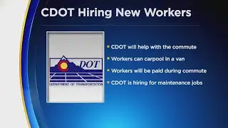 CDOT Is Hiring Maintenance Workers