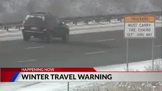 CDOT warns of winter weather road issues for Christmas weekend