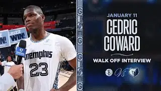 Cedric Coward Walk off Interview | Grizzlies vs. Nets