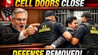CELL DOORS CLOSE 🚨 U.S. Marshals REMOVE Defense After Judge’s Explosive Order