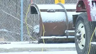 Central Services begin salting the streets