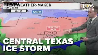 Central Texas braces for potentially dangerous winter storm with freezing rain forecast