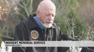Ceremony honors 19 unclaimed deceased in Anderson County