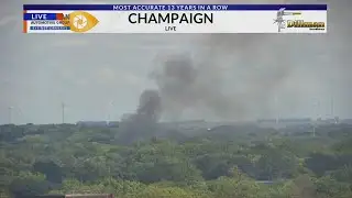 Champaign Co. firefighters responding to mobile home fire in Urbana