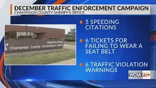 Champaign Co. Sheriff releases December special enforcement stats