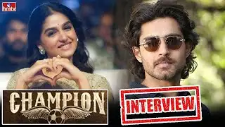 CHAMPION Movie Team Interview | Roshan | Anaswara | Pradeep | Racha Ravi | hmtv