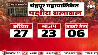 चंद्रपूर महापालिकेत पक्षीय बलाबल | Chandrapur Politics