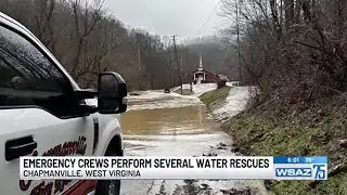Chapmanville fire crews perform multiple water rescues