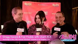 Charli XCX Backstage at the GRAMMYs with Gregg & Freddy