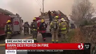 Charlotte barn destroyed by fire