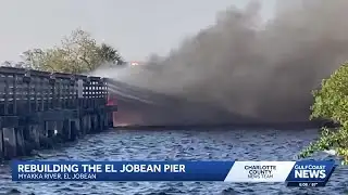 Charlotte County moves forward with rebuilding El Jobean Pier after fire and hurricane damage