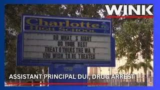Charlotte High assistant principal arrested for DUI and drug charges