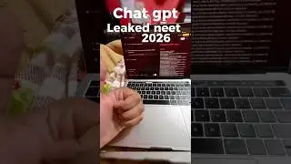 ChatGPT leaked neet 2026 paper 💀#shorts #neet2026 #trending