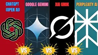 ChatGPT vs Google Gemini vs xAI Grok vs Perplexity AI. The Ultimate AI Battle!