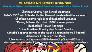 Chatham County Sports Update - 1.22.26