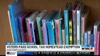 Chatham County voters pass school tax homestead exemption