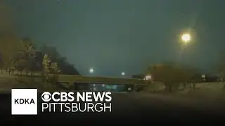 Checking on road conditions on the Parkway West