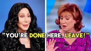 Cher STORMS OFF The View After Heated Fight With Joy Behar LIVE!