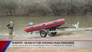 Cherokee County officials continue search for missing Rusk man David Blount