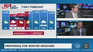 Chesley McNeil on snow, extreme cold this weekend