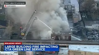Chicago Fire Department battles extra-alarm blaze on West Side
