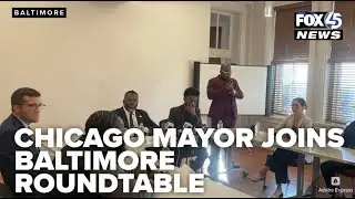 Chicago mayor joins Baltimore roundtable on community violence intervention efforts