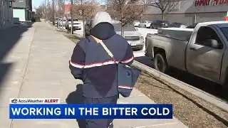 Chicago polar vortex: Workers brave extreme cold conditions