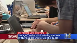Chicago Teachers Union Delegates Meet With Possible Strike On The Table