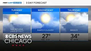 Chicago weather: Increasing clouds, light patchy snow showers