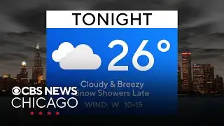 Chicago weather: Mild day, cold night with snow showers