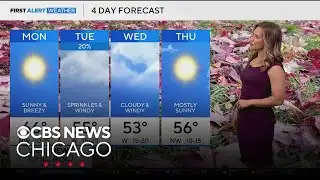 Chicago weather: Sunny, breezy, mild Monday