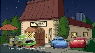 Chick Hicks interrupts Lightning McQueen and Sally’s date/Grounded