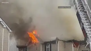 Chief Jenkins talks about a 2-alarm apartment fire in the Midlands