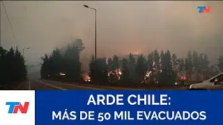 CHILE BURNS: MORE THAN 50,000 EVACUATED