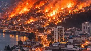 Chile in Flames! Concepción Burns as Mass Evacuations Trigger Citywide Panic