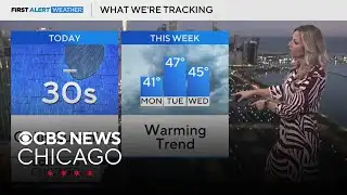 Chilly sunshine on Sunday in Chicago