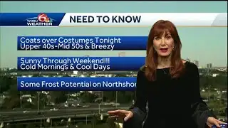 Chilly tonight and cold in the morning