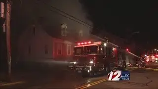 Chimney collapses as crews extinguish house fire in Taunton
